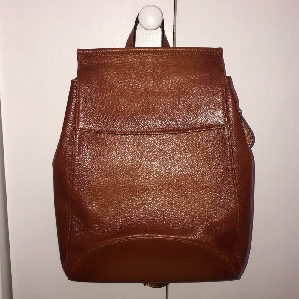 HESHE Genuine Leather Backpack